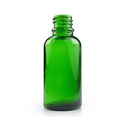 Glasflaska 30 ml - grön