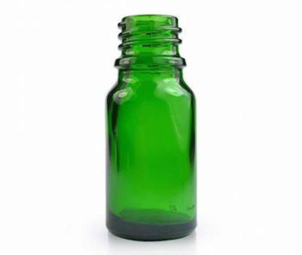 Glasflaska 10 ml - grön