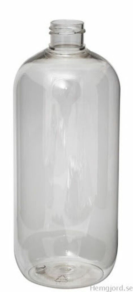 PET-flaska - klar, 1000 ml, 28 mm hals 
