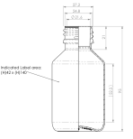 PET-flaska - 100 ml