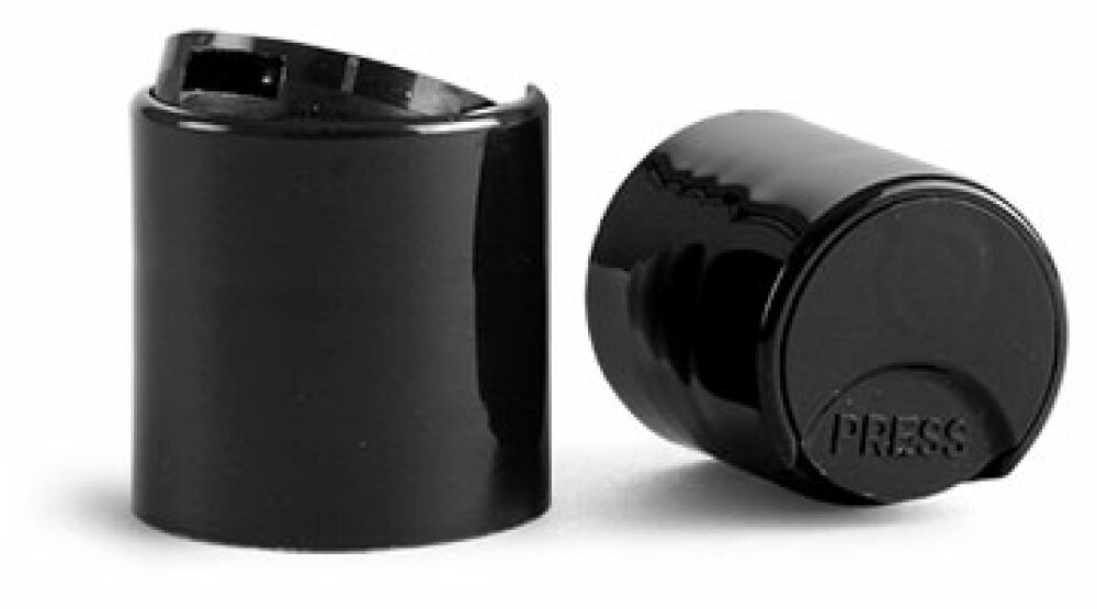 Kapsyl - svart, 20 mm, trycklock