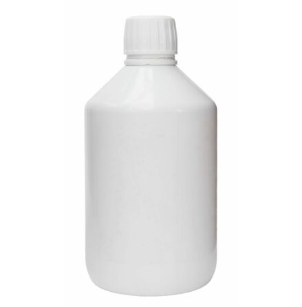 PET-flaska - vit, 500 ml, 28 mm hals